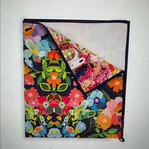 Johnny Was Floral Multicolor Beach Towel